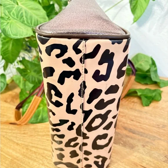 Consuela Leopard Print Tote Bag with Multicolor Straps - Picture 5 of 8